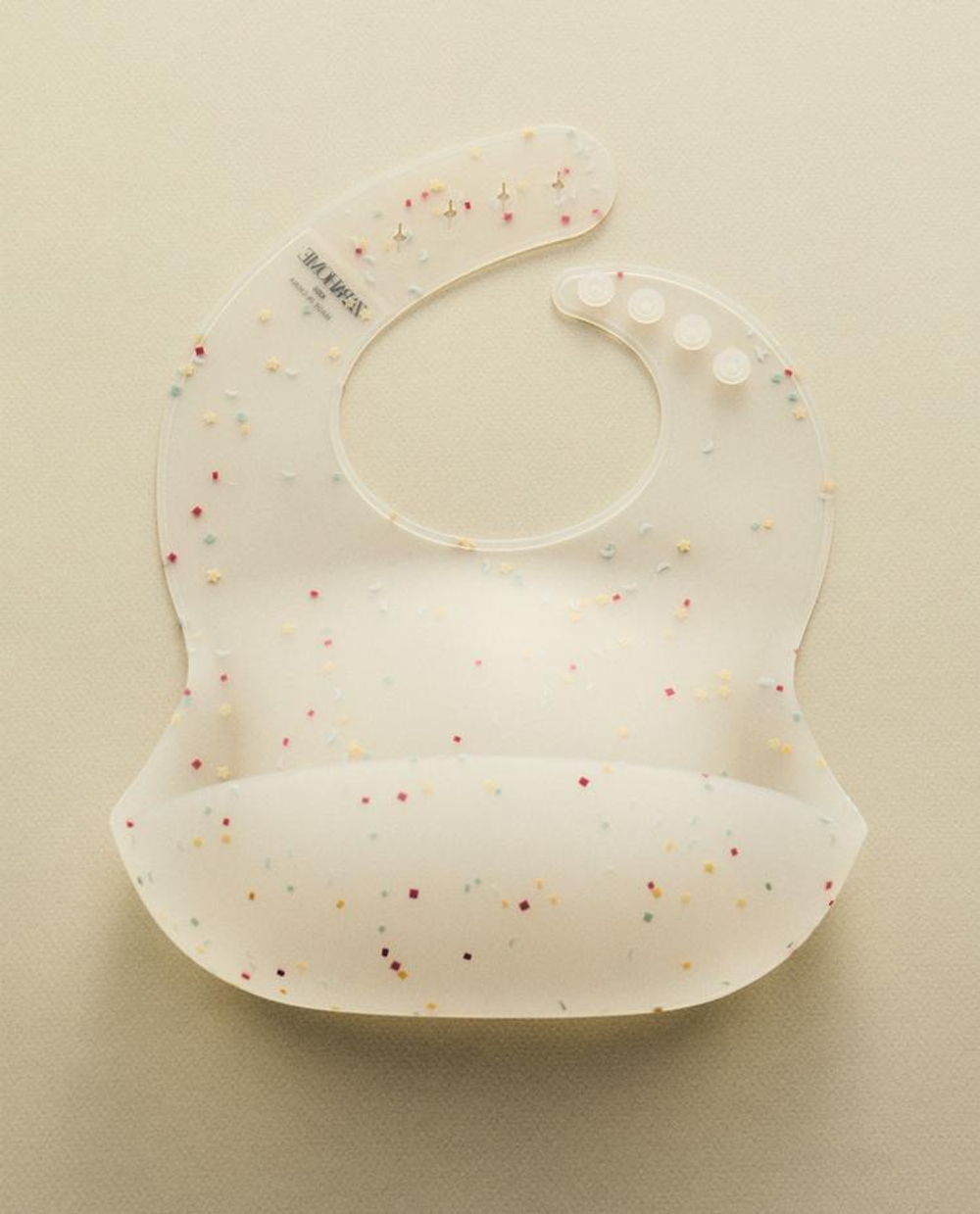 ZARA HOME ДЕТСКИЙ СИЛИКОНОВЫЙ НАГРУДНИК «КОНФЕТТИ», РАЗНОЦВЕТНЫЙ