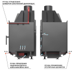 Камин ASTON Вертикаль «RANTALA» Н-1600 Талькохлорит / Пироксенит