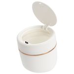 Контейнер, урна, ведерко для мусора с микролифтом НАСТОЛЬНОЕ 2 л, 150х160 мм, белый, BOOMHOUSE (БУМХАУС), 238900