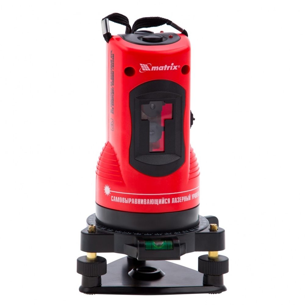 35033 Уровень лазерный самовыравнивающийся, 150 мм, штатив 1150 мм, набор в пластиковом кейсе Matrix