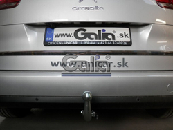 Фаркоп оцинкованный Galia C068A для Citroen C4 Picasso, C4 Grand Picasso 2013-, Peugeot 308 хетчбек, универсал 2013-(паспорт и сертификат в комплекте)(без электрики)