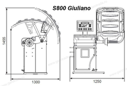 Балансировочный станок S800 Giuliano
