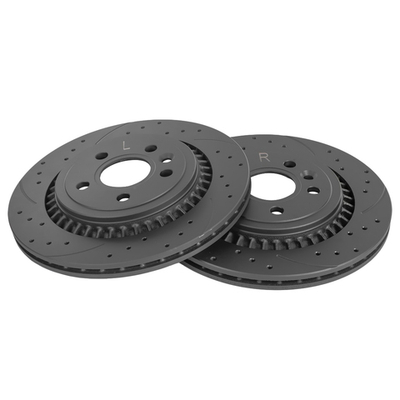 Диск тормозной задний перфорированный PRO-Line с покрытием (компл.2 шт) VOLVO S60 II/S80 II/XC70 II all 06 /Vent D=302mm GANZ GIJ06264S