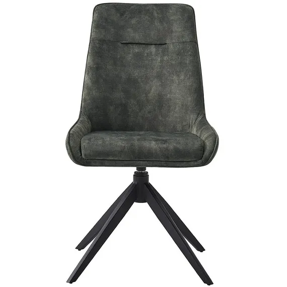 Крутящийся темно-зеленый стул Gem | Купить в Hallberg.ru