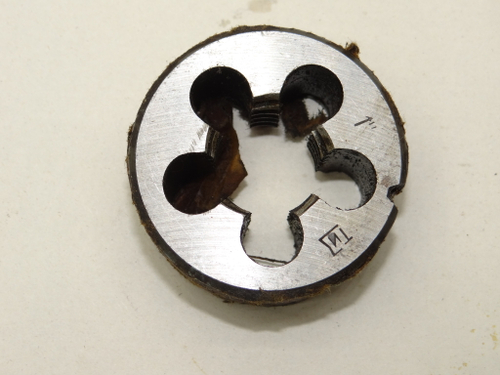 Плашка дюймовая 1"  d=55мм