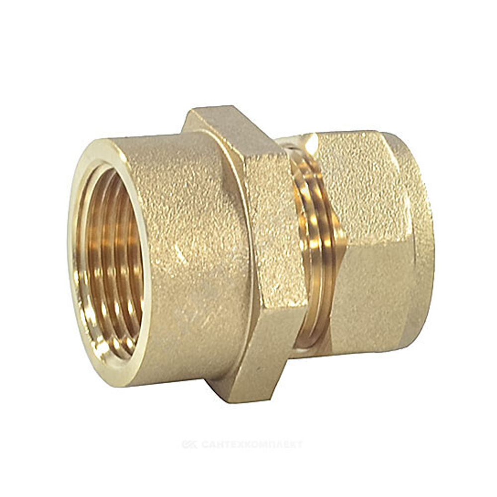 Муфта латунь 20Aх1/2" обжим/ВР STAHLMANN SSFL2001/2BEF