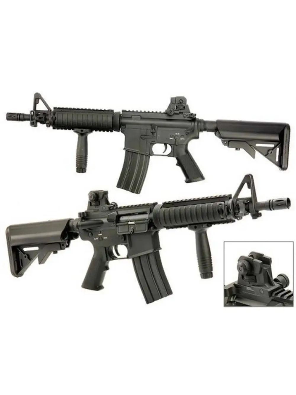 Страйкбольный автомат (A&K) M4 CQB (Black)