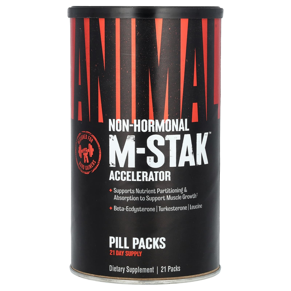 Animal, M-Stak, комплексная негормональная добавка, 21 упаковка