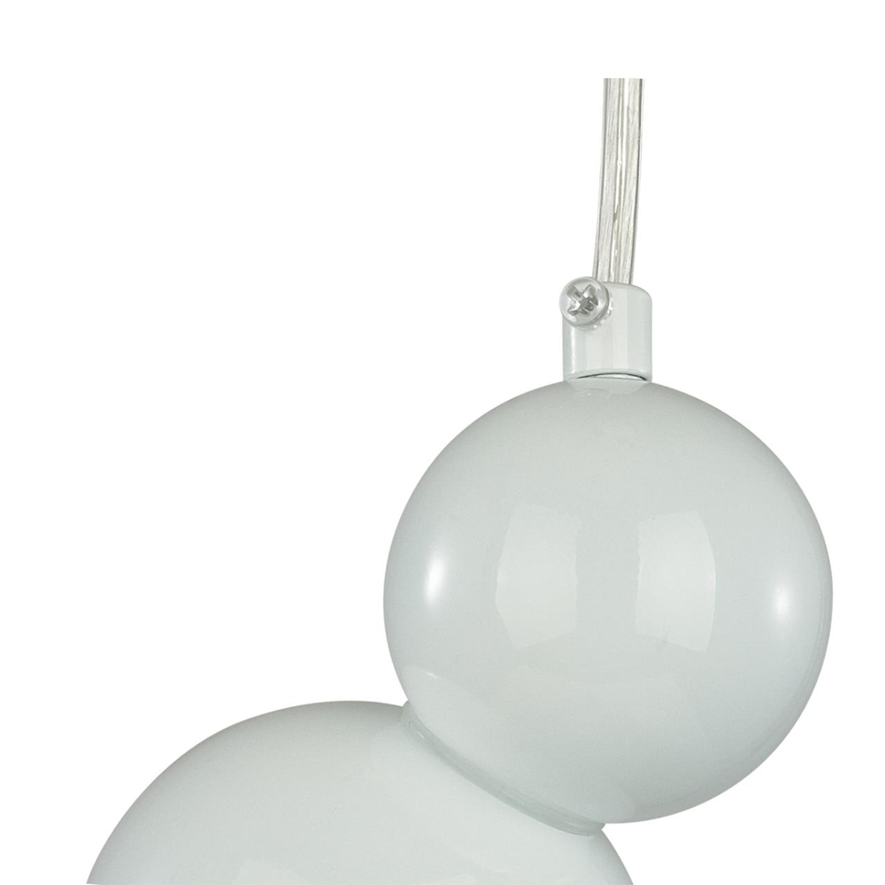 6565/1A MODERNI LN26 178 белый/белый матовый/металл/стекло Подвес E27 1*40W 220V BLASEN