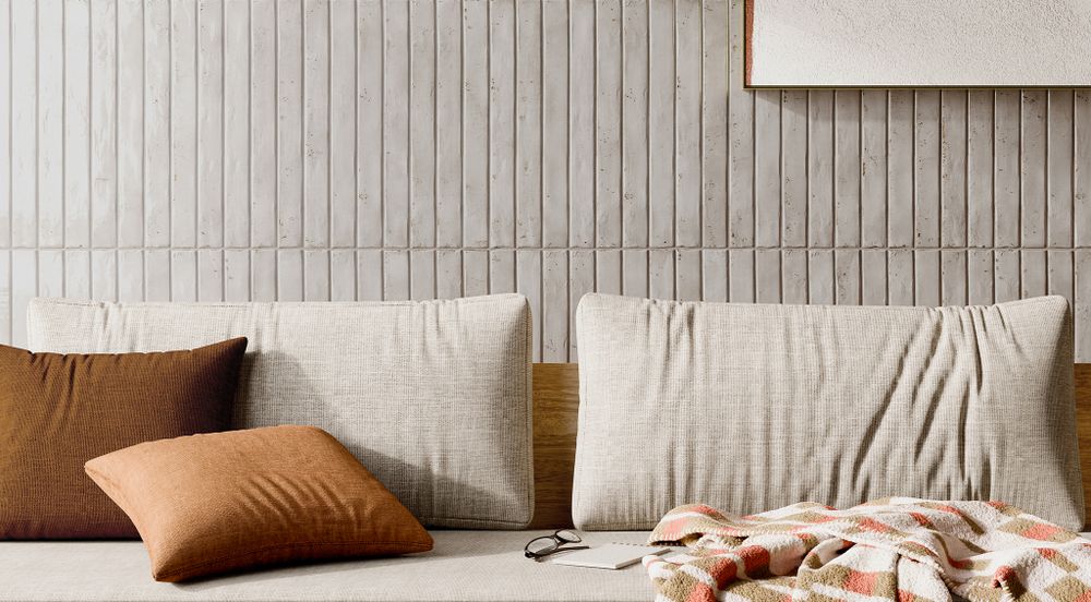 Ригельная плитка Rondine Colors Light Grey 450x48x9,8