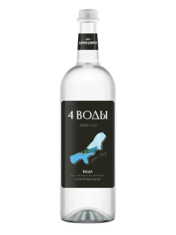 Вода газированная артезианская Абрау-Дюрсо 4 воды, 750 мл