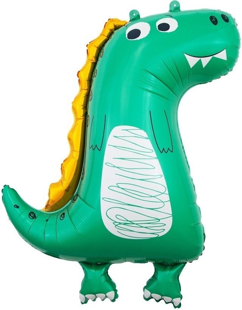 К Фигура, Динозаврик, Зеленый, 34&quot;/86 см, 1 шт.