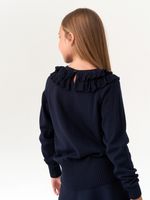 Джемпер школьный для девочки AT997  синий