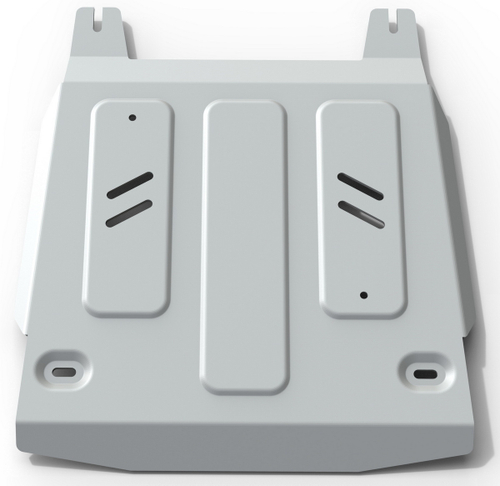 Защита РК Rival для Toyota Hilux VIII (V - 2.4D; 2.8D) 4WD 2015-2018/Toyota Hilux VIII рестайлинг (V - 2.8D) 4WD 2018-2020 2020-н.в. (устанавл-ся совместно с 2333.5711.1.6), штампованная, алюминий 6 мм, с крепежом, 2333.5712.1.6