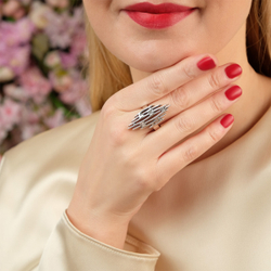 "Колаб" кольцо   из коллекции "Сиам" от Jenavi