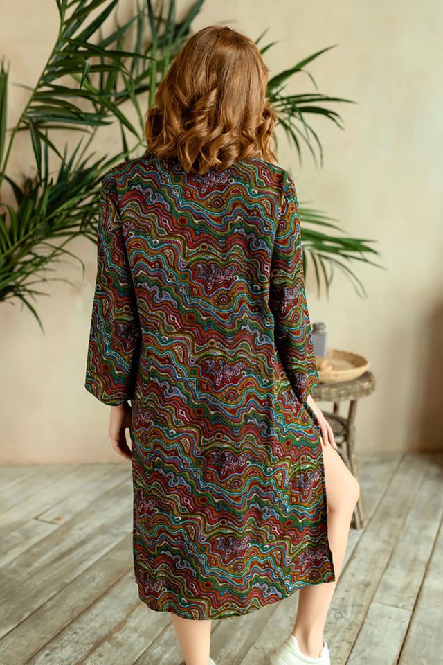 Длинная туника прямого силуэта Reina