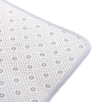 Коврик для ванной 60*100"Рамина» черно-белый