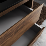 База под раковину Gio 1000 подвесная, 2 выкатных ящика soft-close, C.Oak