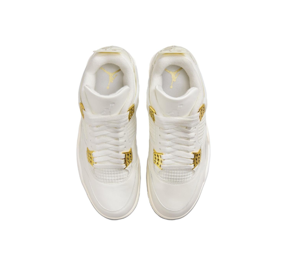 Женские кроссовки Air Jordan 4 Retro 'Metallic Gold' AQ9129-170