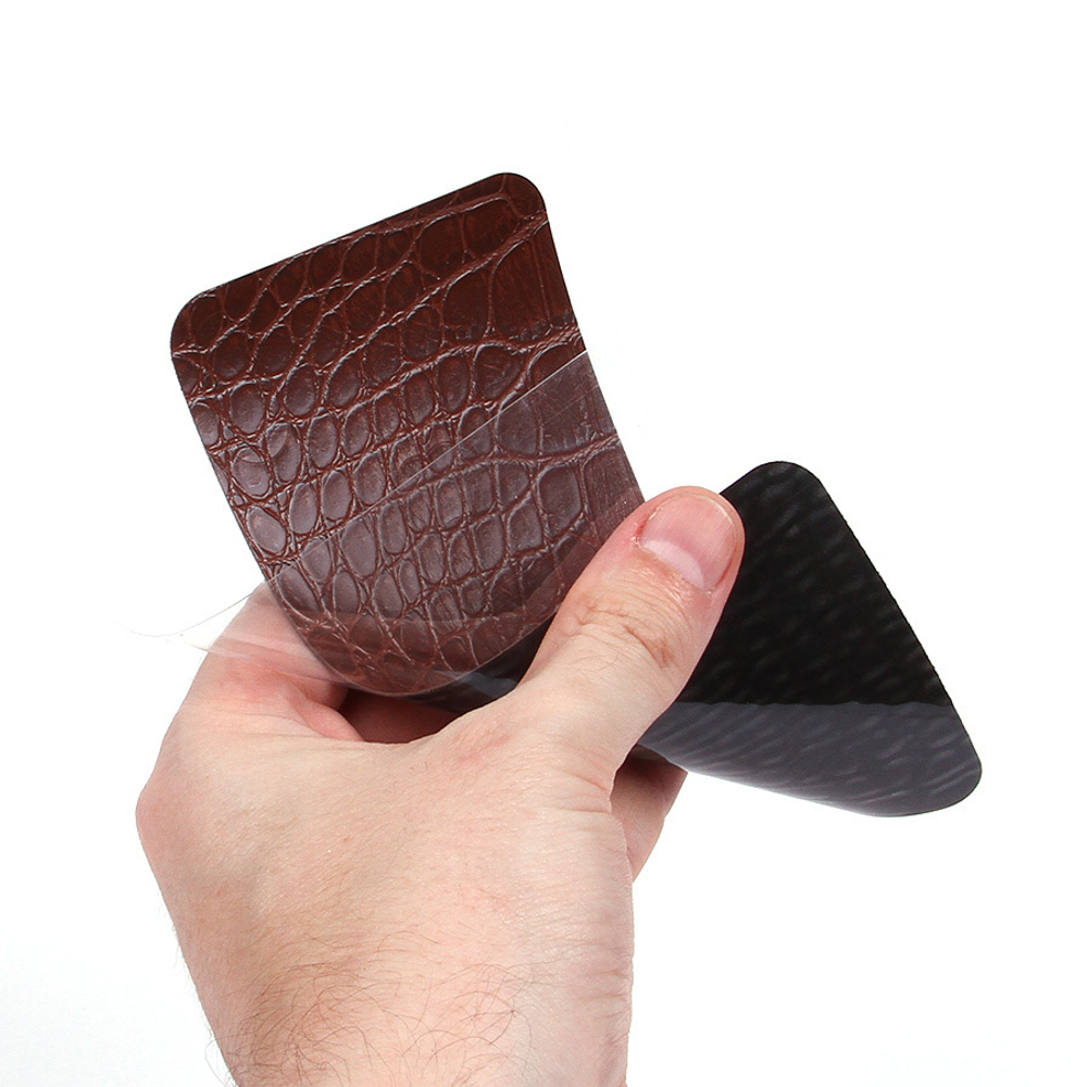 Наклейка из экокожи для iPhone XS Max, 011062 Бордовый