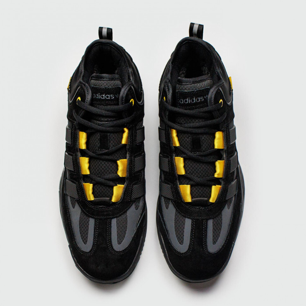 кроссовки Adidas Niteball Black / Yellow Winter