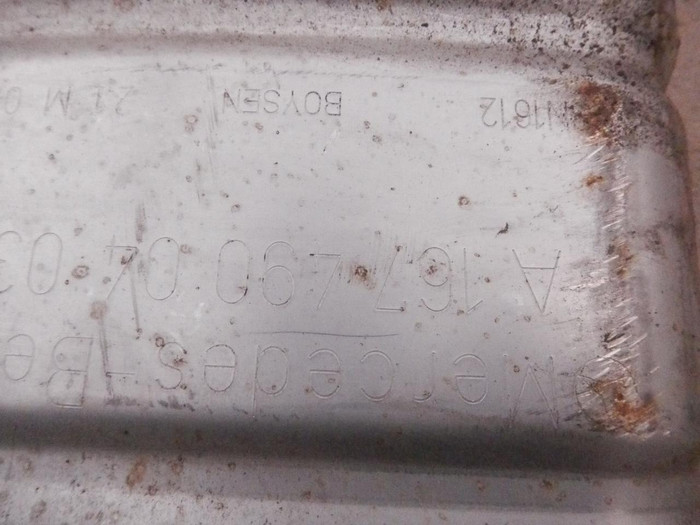 Катализатор с глушителем Mercedes GLE V167 (2018-н.в.)