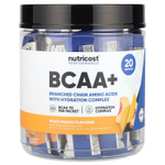 Nutricost, Performance, BCAA +, персик и манго, 20 пакетиков по 13 г (0,5 унции)