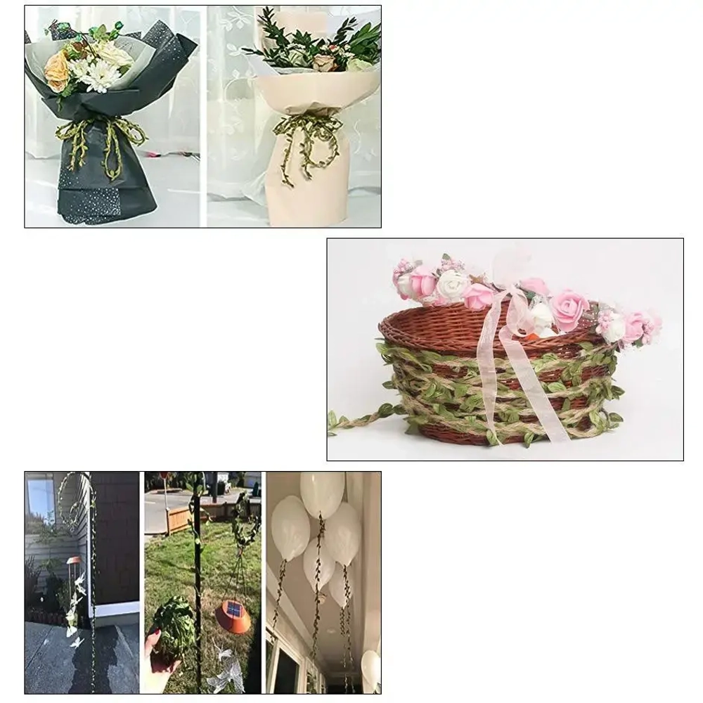 Веревка декоративная «Листочек» 5м для подвязки растений