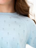 Джемпер для девочки 1384 голубой