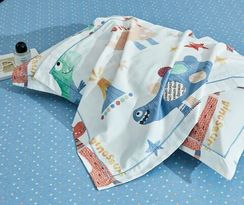 Детское постельное белье Asabella  печатный сатин 2175