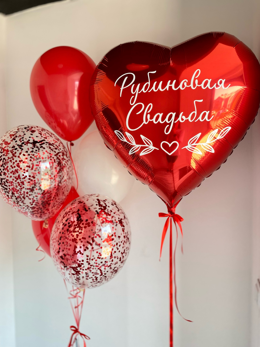 Воздушные шары на свадьбу №380