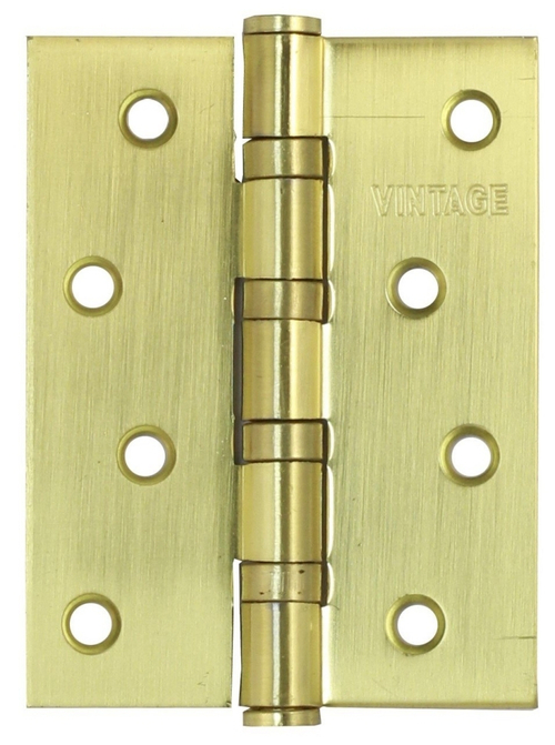 Петля универсальная 100*75*2,5 4BB-SB (мат. золото)