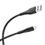 Кабель Borofone BX37 USB-Lightning 2.4А 1м PVC Black