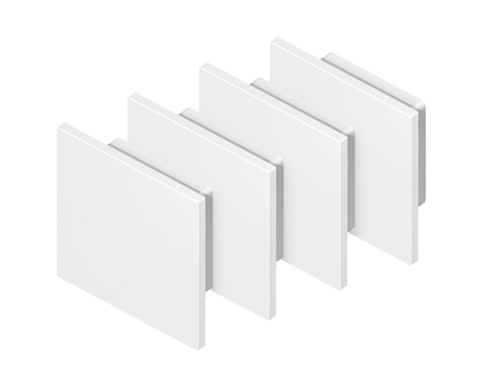 Ambrella Заглушка для углового квадратного алюминиевого профиля GP2150 (комплект 4шт) Alum Profile GP8461