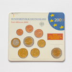 Germany 2009 Year Set (G: Karlsruhe) + 2 x 2 Euro: "Ludwigskirche in Saarbrücken" and "10th Anniversary of Economic and Monetary Union"