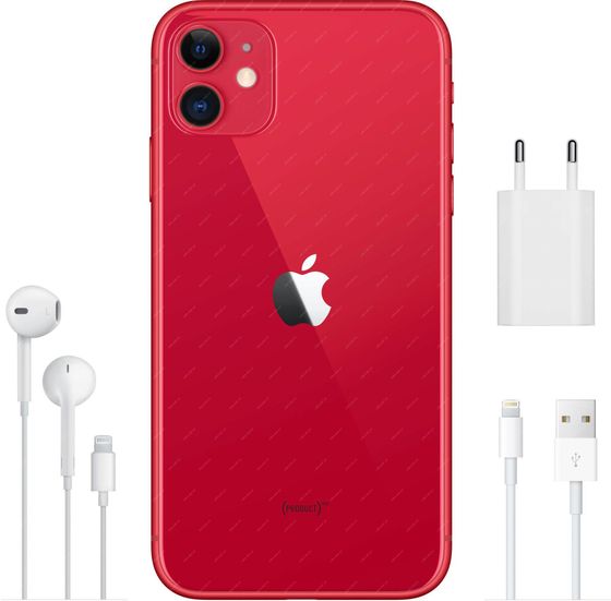 Смартфон iPhone 11 64GB (красный)