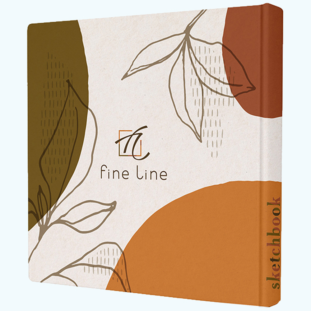 Скетчбук для маркеров и графики  Fine Line 190х190 48 л. книжный переплет, сшивка