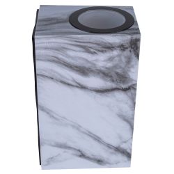 UUL-P42A 2х6W-GU10 IP65 MARBLE Светильник уличный. под две лампы GU10. Архитектурный накладной. Цвет корпуса мрамор. TM Uniel