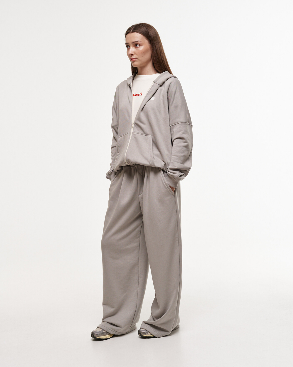 Baggy Trousers LOGO Drizzle