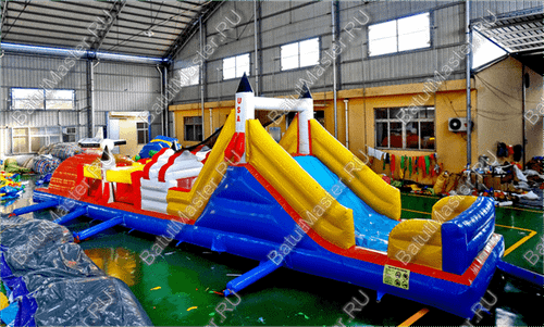 Коммерческий надувной батут "Ракета на взлёте"