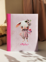 Фотоальбом на 20 магнитных листов 23х28 см, внутр. спираль mice and bunny Кролик