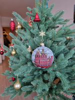 Шар стеклянный "Спас на крови",  ручная роспись