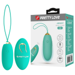Зеленое виброяйцо с пультом ДУ Pretty Love Jenny BI-014362W-9A4