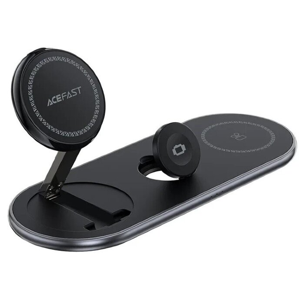 E19 Qi2 desktop 3-in-1 wireless charging holder