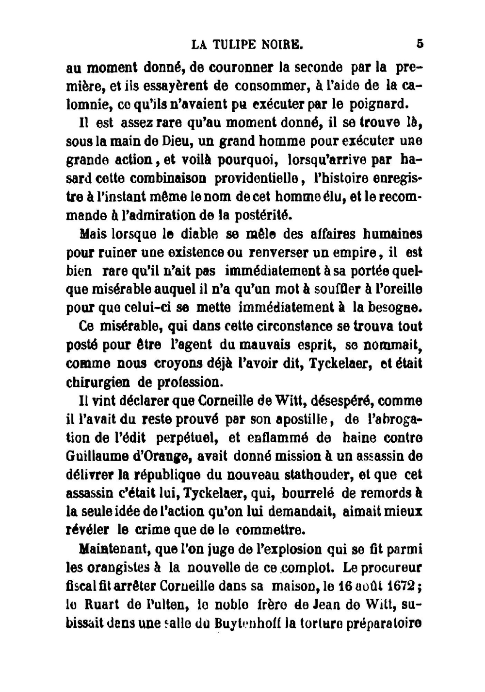 La tulipe noire | Alexandre Dumas