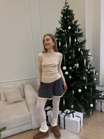 Водолазка молочный