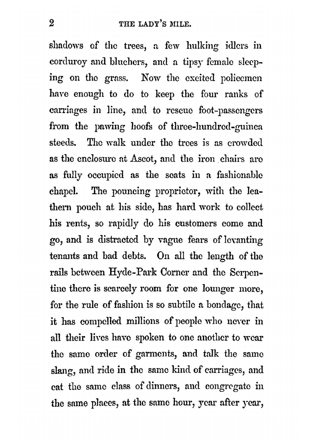The lady's mile. Volume 1 | M. E. Braddon