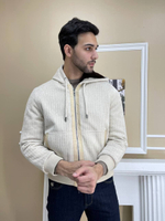 Куртка Loro Piana со вставками из кожи крокодила и мехом внутри