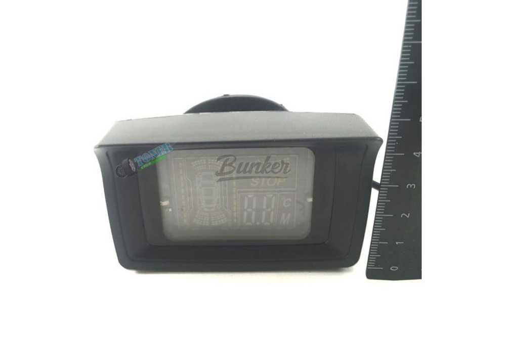 Парктроник SVS LSD 088 (цветной дисплей), 4 датчика (серебристые), (компл.)