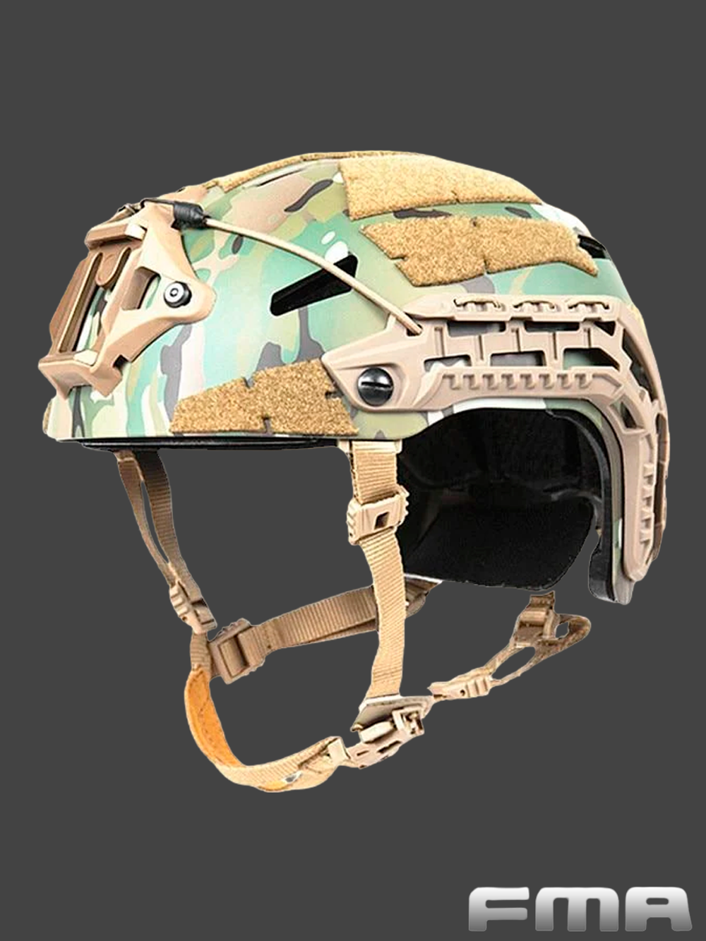 Шлем FMA Caiman Ballistic Helmet. Мультикам, размер L/XL